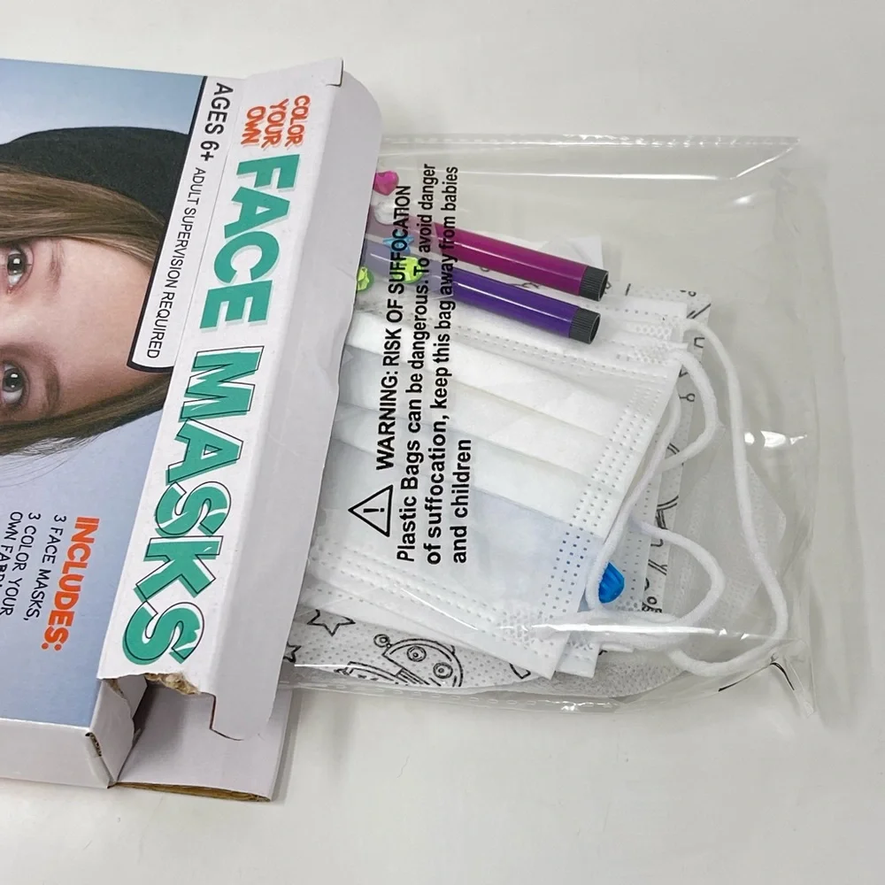 NIb! Create Your Own Face Mask Arts & Crafts 3 Mask set